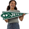 image:imageYouTheFan NFL 3D Wall Pennant precisioncrafted unique shape made of multiple layers readytohang officially licensed and stylish addition for ultimate team fanNew York Jets
