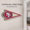 image:imageYouTheFan NFL 3D Wall Pennant precisioncrafted unique shape made of multiple layers readytohang officially licensed and stylish addition for ultimate team fanSan Francisco 49ers