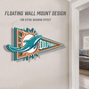 image:imageYouTheFan NFL 3D Wall Pennant precisioncrafted unique shape made of multiple layers readytohang officially licensed and stylish addition for ultimate team fanMiami Dolphins
