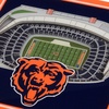 image:imageYouTheFan NFL Licensed Fan Cribbage Wood Board GameChicago Bears