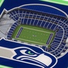 image:imageYouTheFan NFL Licensed Fan Cribbage Wood Board GameSeattle Seahawks