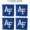 image:imageYouTheFan OfficiallyLicensed NCAA Set of 4 Cornhole Bags  All Weather Regulation 6 x 6 Size  16oz Weight  Designed in USAAir Force Academy  Blue