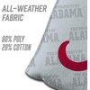 image:imageYouTheFan OfficiallyLicensed NCAA Set of 4 Cornhole Bags  All Weather Regulation 6 x 6 Size  16oz Weight  Designed in USAAlabama Crimson Tide  Grey
