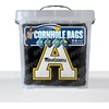image:imageYouTheFan OfficiallyLicensed NCAA Set of 4 Cornhole Bags  All Weather Regulation 6 x 6 Size  16oz Weight  Designed in USAAppalachian State Mountaineers  Black