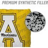 image:imageYouTheFan OfficiallyLicensed NCAA Set of 4 Cornhole Bags  All Weather Regulation 6 x 6 Size  16oz Weight  Designed in USAAppalachian State Mountaineers  Yellow