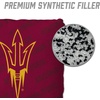 image:imageYouTheFan OfficiallyLicensed NCAA Set of 4 Cornhole Bags  All Weather Regulation 6 x 6 Size  16oz Weight  Designed in USAArizona State Sun Devils  Maroon