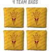 image:imageYouTheFan OfficiallyLicensed NCAA Set of 4 Cornhole Bags  All Weather Regulation 6 x 6 Size  16oz Weight  Designed in USAArizona State Sun Devils  Yellow