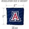 image:imageYouTheFan OfficiallyLicensed NCAA Set of 4 Cornhole Bags  All Weather Regulation 6 x 6 Size  16oz Weight  Designed in USAArizona Wildcats  Blue