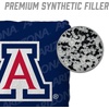 image:imageYouTheFan OfficiallyLicensed NCAA Set of 4 Cornhole Bags  All Weather Regulation 6 x 6 Size  16oz Weight  Designed in USAArizona Wildcats  Blue