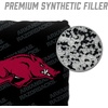 image:imageYouTheFan OfficiallyLicensed NCAA Set of 4 Cornhole Bags  All Weather Regulation 6 x 6 Size  16oz Weight  Designed in USAArkansas Razorbacks  Black