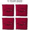image:imageYouTheFan OfficiallyLicensed NCAA Set of 4 Cornhole Bags  All Weather Regulation 6 x 6 Size  16oz Weight  Designed in USAArkansas Razorbacks  Red