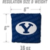image:imageYouTheFan OfficiallyLicensed NCAA Set of 4 Cornhole Bags  All Weather Regulation 6 x 6 Size  16oz Weight  Designed in USABYU Cougars  Blue
