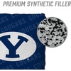 image:imageYouTheFan OfficiallyLicensed NCAA Set of 4 Cornhole Bags  All Weather Regulation 6 x 6 Size  16oz Weight  Designed in USABYU Cougars  Blue