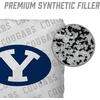 image:imageYouTheFan OfficiallyLicensed NCAA Set of 4 Cornhole Bags  All Weather Regulation 6 x 6 Size  16oz Weight  Designed in USABYU Cougars  White