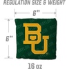 image:imageYouTheFan OfficiallyLicensed NCAA Set of 4 Cornhole Bags  All Weather Regulation 6 x 6 Size  16oz Weight  Designed in USABaylor Bears  Green