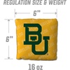 image:imageYouTheFan OfficiallyLicensed NCAA Set of 4 Cornhole Bags  All Weather Regulation 6 x 6 Size  16oz Weight  Designed in USABaylor Bears  Yellow