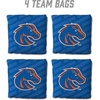 image:imageYouTheFan OfficiallyLicensed NCAA Set of 4 Cornhole Bags  All Weather Regulation 6 x 6 Size  16oz Weight  Designed in USABoise State Broncos  Blue