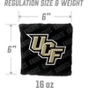 image:imageYouTheFan OfficiallyLicensed NCAA Set of 4 Cornhole Bags  All Weather Regulation 6 x 6 Size  16oz Weight  Designed in USACentral Florida Knights  Black