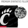 image:imageYouTheFan OfficiallyLicensed NCAA Set of 4 Cornhole Bags  All Weather Regulation 6 x 6 Size  16oz Weight  Designed in USACincinnati Bearcats  Black