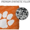 image:imageYouTheFan OfficiallyLicensed NCAA Set of 4 Cornhole Bags  All Weather Regulation 6 x 6 Size  16oz Weight  Designed in USAClemson Tigers  Orange