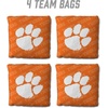 image:imageYouTheFan OfficiallyLicensed NCAA Set of 4 Cornhole Bags  All Weather Regulation 6 x 6 Size  16oz Weight  Designed in USAClemson Tigers  Orange
