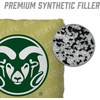 image:imageYouTheFan OfficiallyLicensed NCAA Set of 4 Cornhole Bags  All Weather Regulation 6 x 6 Size  16oz Weight  Designed in USAColorado State Rams  Gold