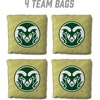 image:imageYouTheFan OfficiallyLicensed NCAA Set of 4 Cornhole Bags  All Weather Regulation 6 x 6 Size  16oz Weight  Designed in USAColorado State Rams  Gold