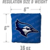 image:imageYouTheFan OfficiallyLicensed NCAA Set of 4 Cornhole Bags  All Weather Regulation 6 x 6 Size  16oz Weight  Designed in USACreighton Bluejays  Blue