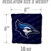 image:imageYouTheFan OfficiallyLicensed NCAA Set of 4 Cornhole Bags  All Weather Regulation 6 x 6 Size  16oz Weight  Designed in USACreighton Bluejays  Navy