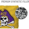 image:imageYouTheFan OfficiallyLicensed NCAA Set of 4 Cornhole Bags  All Weather Regulation 6 x 6 Size  16oz Weight  Designed in USAEast Carolina Pirates  Yellow