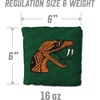 image:imageYouTheFan OfficiallyLicensed NCAA Set of 4 Cornhole Bags  All Weather Regulation 6 x 6 Size  16oz Weight  Designed in USAFlorida AM Rattler  Green