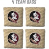 image:imageYouTheFan OfficiallyLicensed NCAA Set of 4 Cornhole Bags  All Weather Regulation 6 x 6 Size  16oz Weight  Designed in USAFlorida State Seminoles  Gold
