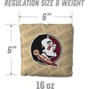 image:imageYouTheFan OfficiallyLicensed NCAA Set of 4 Cornhole Bags  All Weather Regulation 6 x 6 Size  16oz Weight  Designed in USAFlorida State Seminoles  Gold