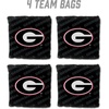 image:imageYouTheFan OfficiallyLicensed NCAA Set of 4 Cornhole Bags  All Weather Regulation 6 x 6 Size  16oz Weight  Designed in USAGeorgia Bulldogs  Black