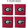 image:imageYouTheFan OfficiallyLicensed NCAA Set of 4 Cornhole Bags  All Weather Regulation 6 x 6 Size  16oz Weight  Designed in USAGeorgia Bulldogs  Red