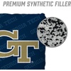 image:imageYouTheFan OfficiallyLicensed NCAA Set of 4 Cornhole Bags  All Weather Regulation 6 x 6 Size  16oz Weight  Designed in USAGeorgia Tech Yellow Jackets  Blue