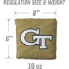 image:imageYouTheFan OfficiallyLicensed NCAA Set of 4 Cornhole Bags  All Weather Regulation 6 x 6 Size  16oz Weight  Designed in USAGeorgia Tech Yellow Jackets  Gold