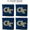 image:imageYouTheFan OfficiallyLicensed NCAA Set of 4 Cornhole Bags  All Weather Regulation 6 x 6 Size  16oz Weight  Designed in USAGeorgia Tech Yellow Jackets  Blue