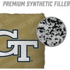 image:imageYouTheFan OfficiallyLicensed NCAA Set of 4 Cornhole Bags  All Weather Regulation 6 x 6 Size  16oz Weight  Designed in USAGeorgia Tech Yellow Jackets  Gold