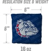 image:imageYouTheFan OfficiallyLicensed NCAA Set of 4 Cornhole Bags  All Weather Regulation 6 x 6 Size  16oz Weight  Designed in USAGonzaga Bulldogs  Blue
