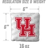 image:imageYouTheFan OfficiallyLicensed NCAA Set of 4 Cornhole Bags  All Weather Regulation 6 x 6 Size  16oz Weight  Designed in USAHouston Cougars  White