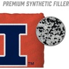 image:imageYouTheFan OfficiallyLicensed NCAA Set of 4 Cornhole Bags  All Weather Regulation 6 x 6 Size  16oz Weight  Designed in USAIllinois Fighting Illini  Orange