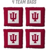 image:imageYouTheFan OfficiallyLicensed NCAA Set of 4 Cornhole Bags  All Weather Regulation 6 x 6 Size  16oz Weight  Designed in USAIndiana Hoosiers  Red