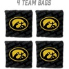 image:imageYouTheFan OfficiallyLicensed NCAA Set of 4 Cornhole Bags  All Weather Regulation 6 x 6 Size  16oz Weight  Designed in USAIowa Hawkeyes  Black