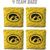 image:imageYouTheFan OfficiallyLicensed NCAA Set of 4 Cornhole Bags  All Weather Regulation 6 x 6 Size  16oz Weight  Designed in USAIowa Hawkeyes  Yellow