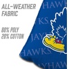 image:imageYouTheFan OfficiallyLicensed NCAA Set of 4 Cornhole Bags  All Weather Regulation 6 x 6 Size  16oz Weight  Designed in USAKansas Jayhawks  Blue