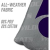 image:imageYouTheFan OfficiallyLicensed NCAA Set of 4 Cornhole Bags  All Weather Regulation 6 x 6 Size  16oz Weight  Designed in USAKansas State Wildcats  Grey