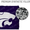 image:imageYouTheFan OfficiallyLicensed NCAA Set of 4 Cornhole Bags  All Weather Regulation 6 x 6 Size  16oz Weight  Designed in USAKansas State Wildcats  Purple