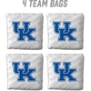 image:imageYouTheFan OfficiallyLicensed NCAA Set of 4 Cornhole Bags  All Weather Regulation 6 x 6 Size  16oz Weight  Designed in USAKentucky Wildcats  White
