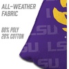 image:imageYouTheFan OfficiallyLicensed NCAA Set of 4 Cornhole Bags  All Weather Regulation 6 x 6 Size  16oz Weight  Designed in USALSU Tigers  Purple